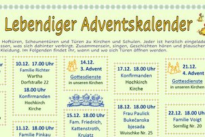 Lebendiger Adventskalender