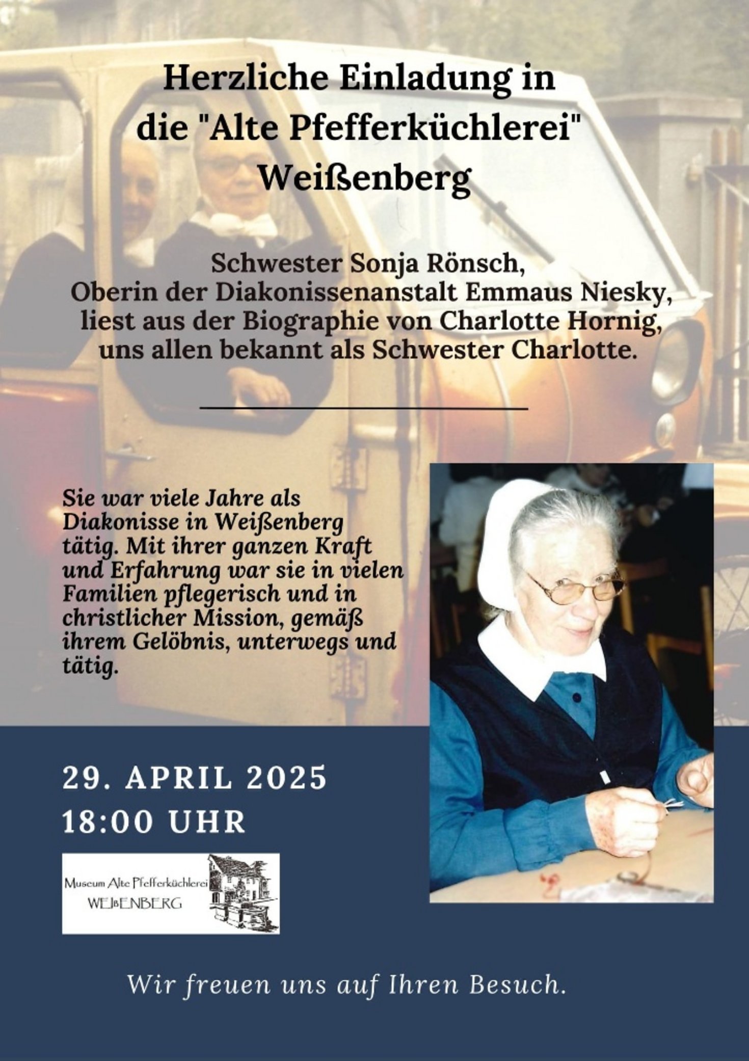 Buchlesung Schwester Charlotte Buchlesung Schwester Charlotte