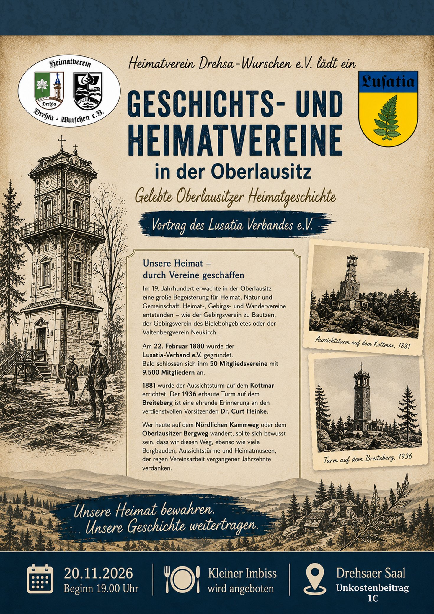 Vortrag Oberlausitzer Heimatgeschichte
