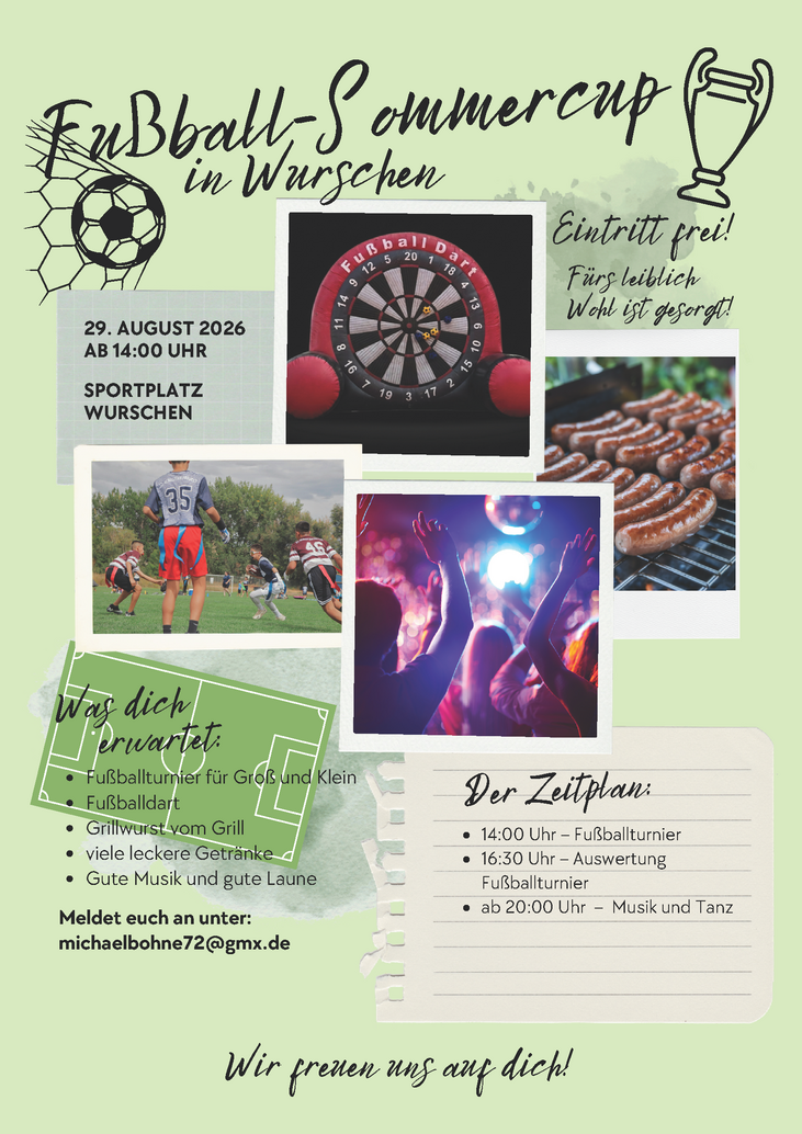 Fussball-Sommercup in Wurschen