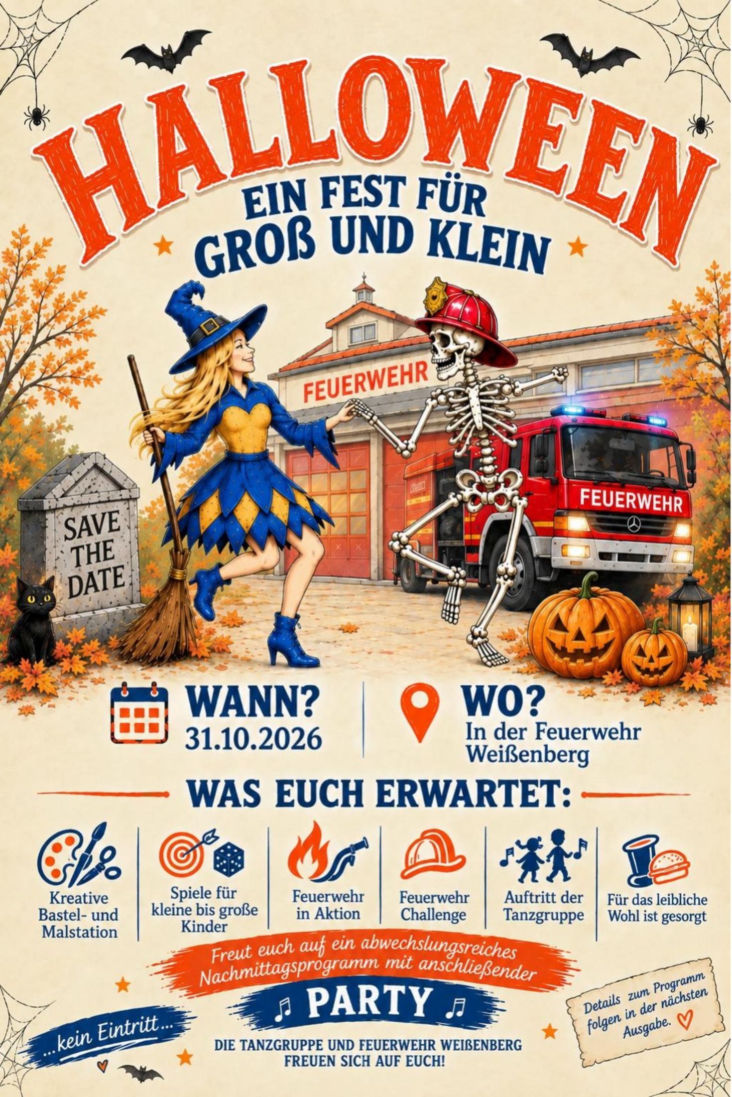 Halloween in der Feuerwehr Weißenberg