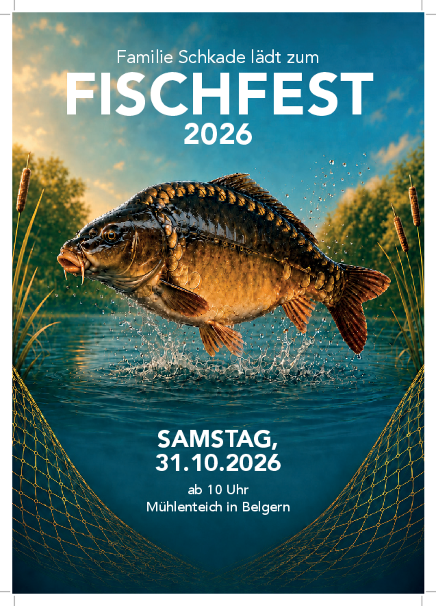 Fischfest Mühlenteich Belgern 31.10.2026