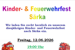 Kinder- und Feuerwehrfest Särka
