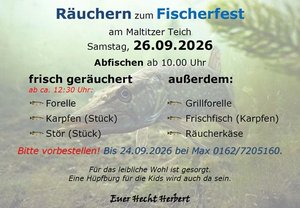 Räuchern zum Fischerfest